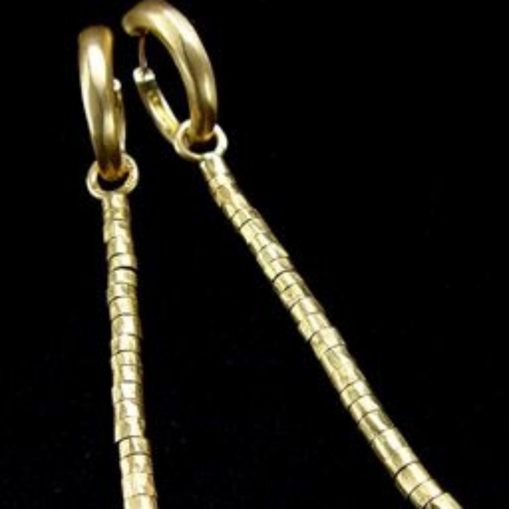 H. Stern 18K Golden Beads Earrings - Picture 2 of 3